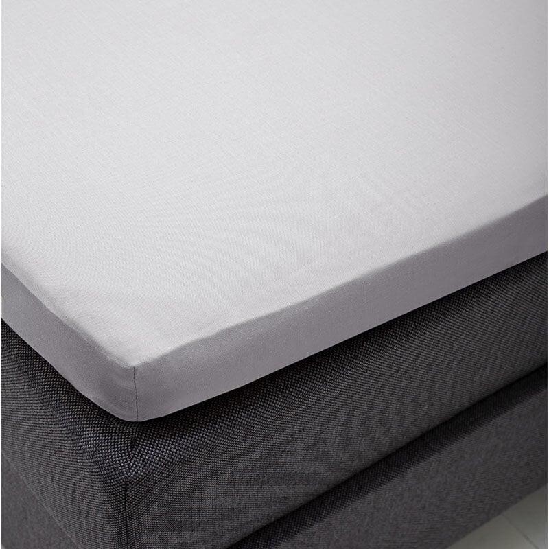 Dekbed Discounter Topper Hoeslaken - Katoen - Grijs - Verkoelend