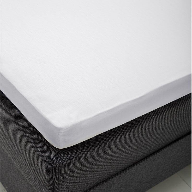 Dekbed Discounter Topper Hoeslaken - Katoen - Wit - Verkoelend