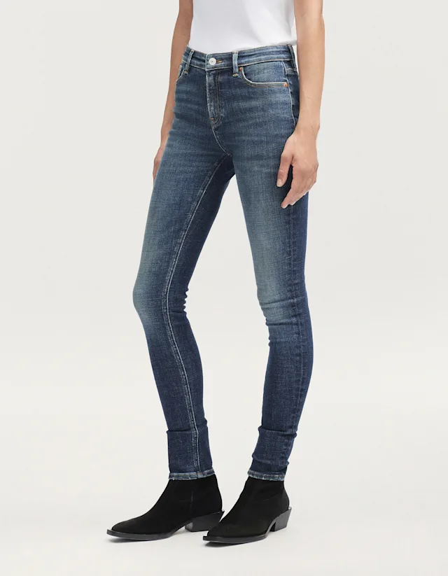 Denham AZUMI FREE MOVE Heavy Midnight Blue - Skinny Fit