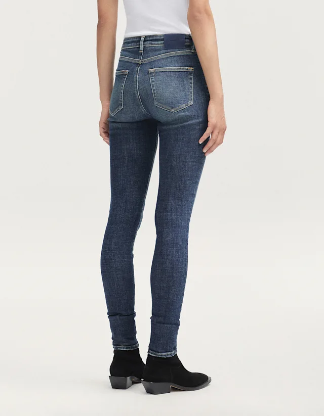 Denham AZUMI FREE MOVE Heavy Midnight Blue - Skinny Fit