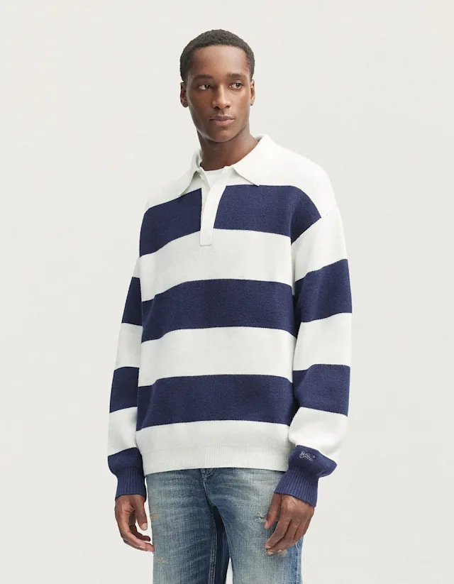 Denham COMO RUGBY KNIT Super Soft Blend - Classic Fit