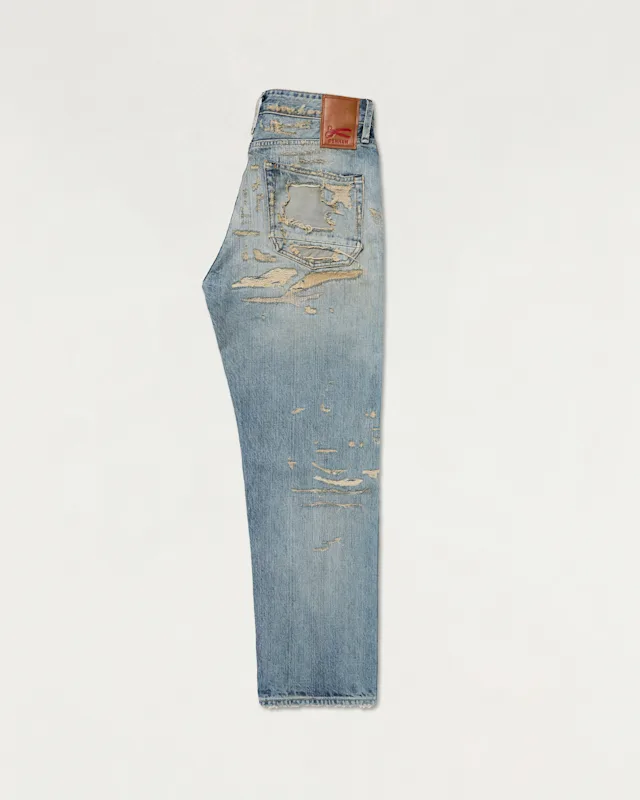 Denham DAGGER Candiani Extreme Repair Selvedge - Relaxed Fit