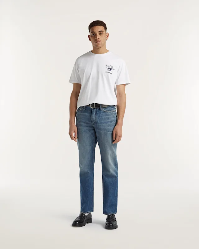 denham DAGGER Candiani Rigid Medium Wash - Relaxed Fit