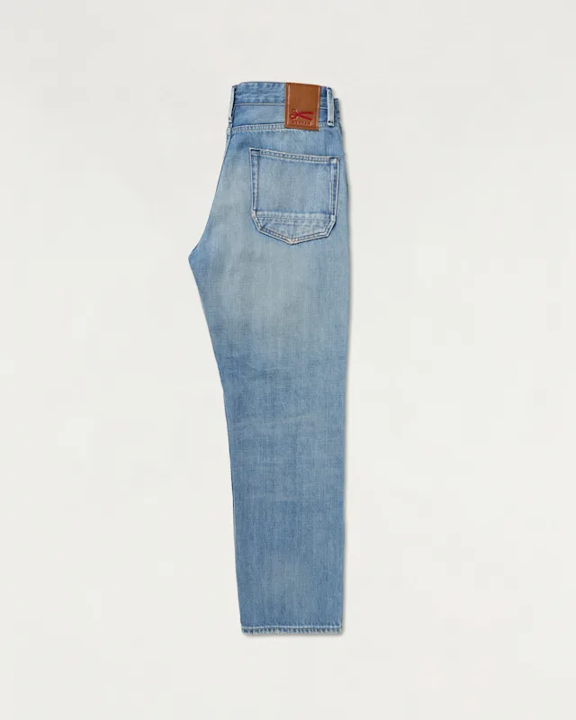 Denham DAGGER Candiani Selvedge Light Wash - Relaxed Fit