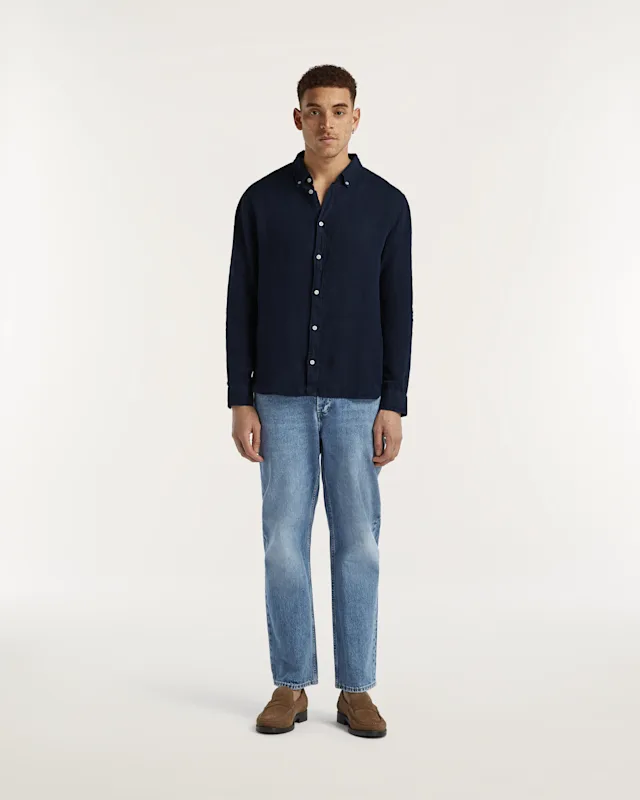 denham DAGGER Rigid Light Blue Stonewash - Relaxed Fit