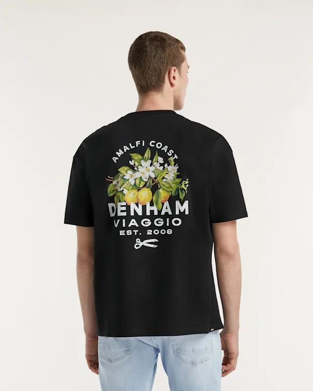 denham AMALFI TEE Heavy Core Jersey - Boxy Fit