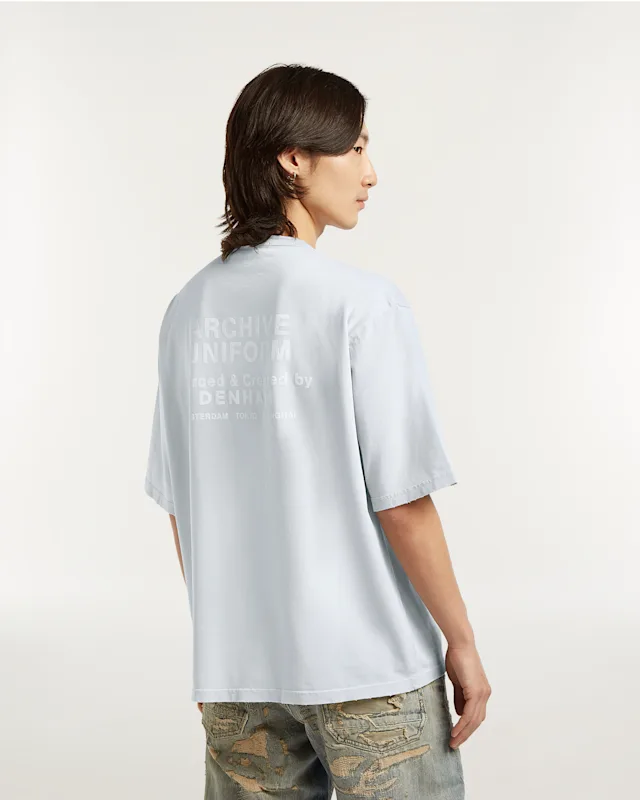 Denham ARCHIVE S2 TEE Washed Jersey - Loose Fit