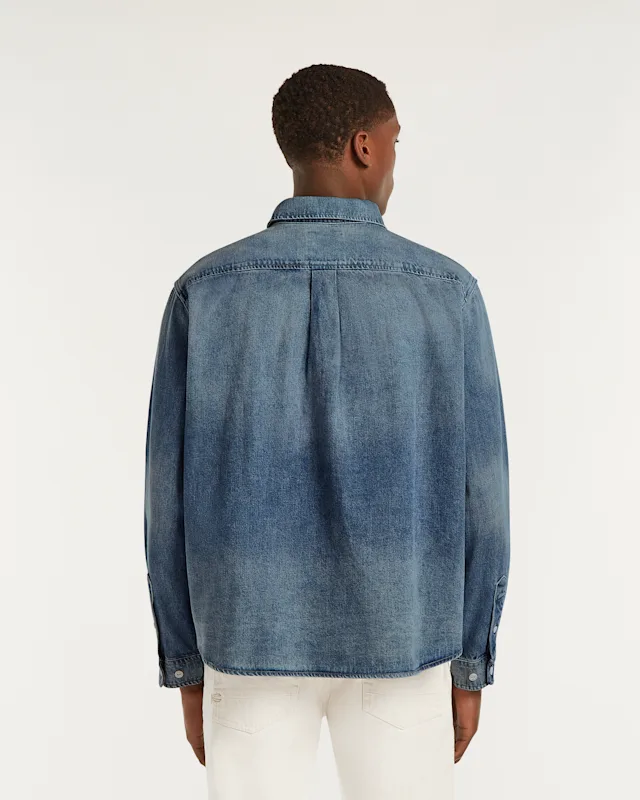 Denham BEN SHIRT Vintage Medium Worn - Classic Fit