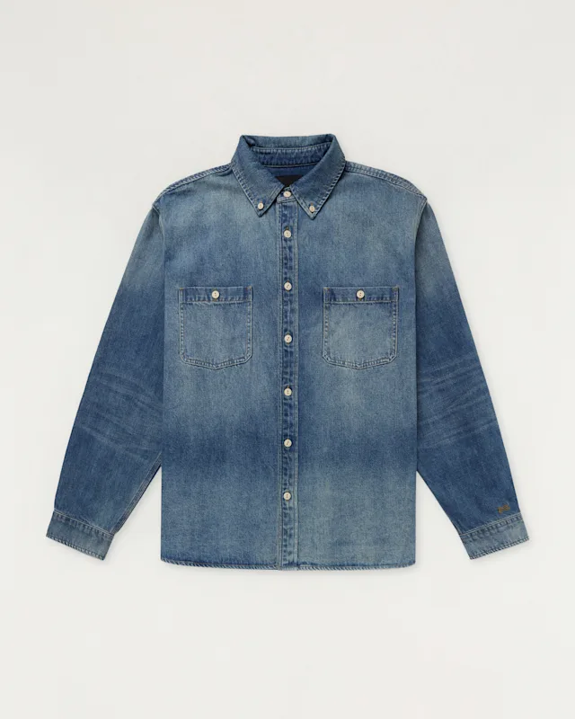 Denham BEN SHIRT Vintage Medium Worn - Classic Fit