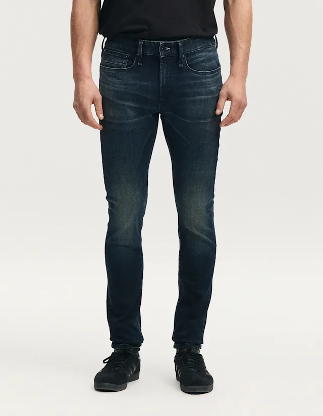 Denham BOLT FREE MOVE Stonewash Blue - Skinny Fit