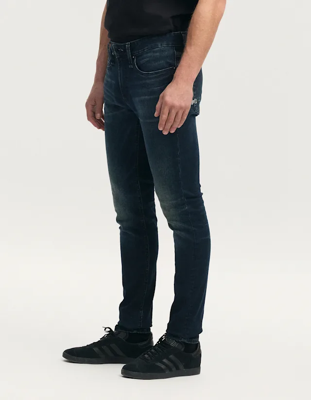 Denham BOLT FREE MOVE Stonewash Blue - Skinny Fit