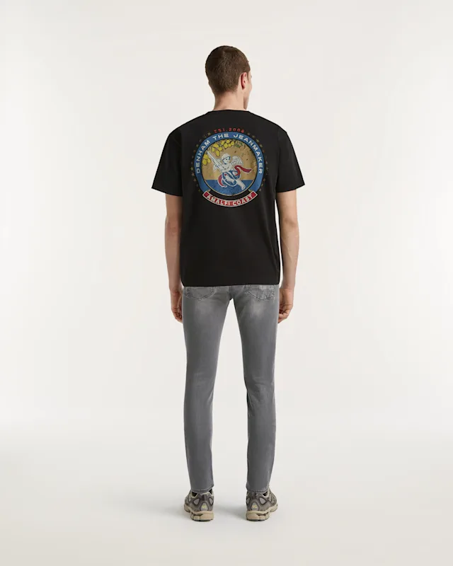 Denham BOLT Grey Subtle Fade Denim - Skinny Fit