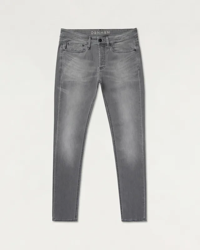 Denham BOLT Grey Subtle Fade Denim - Skinny Fit