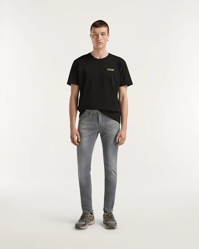 denham BOLT Grey Subtle Fade Denim - Skinny Fit