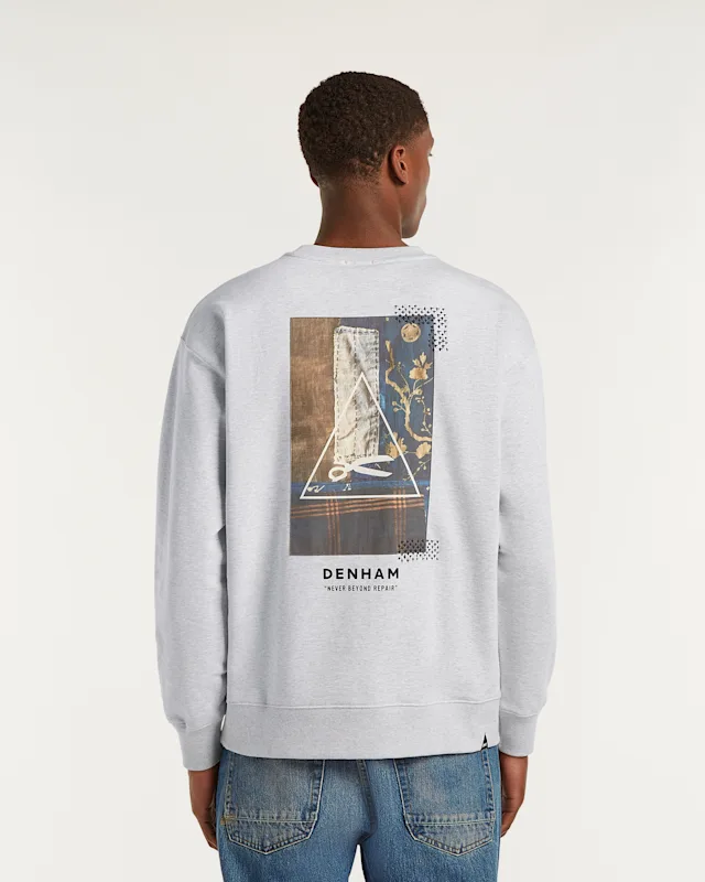 denham BORO SWEAT Unbrushed Cotton - Regular Fit