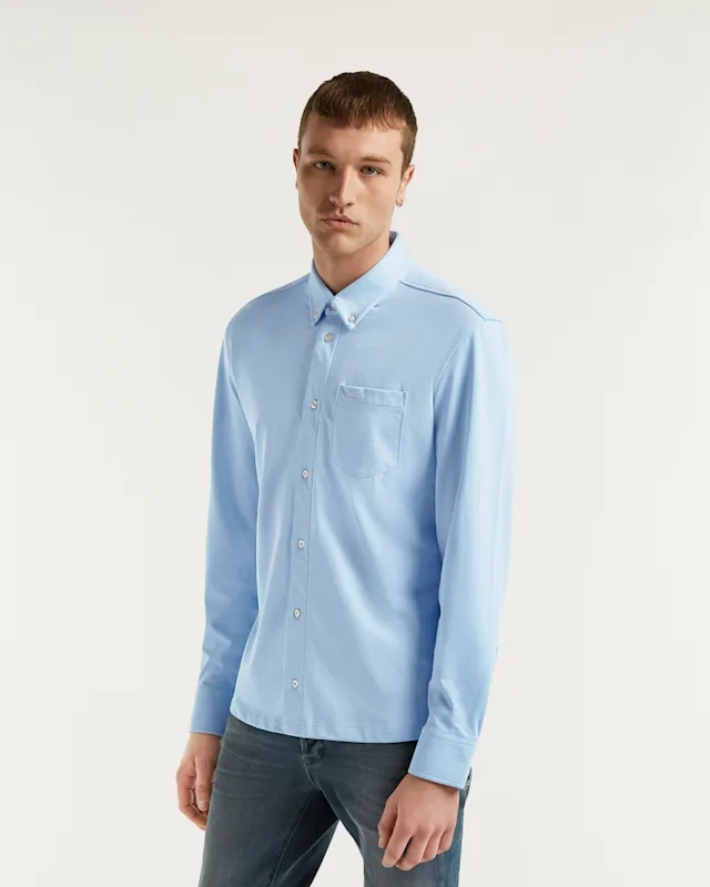 Denham BRIDGE SHIRT Heavy Jersey - Slim Fit