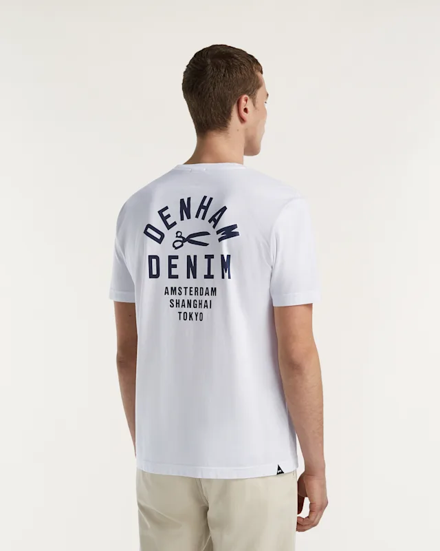 denham BRIDGE TEE Light Comfort Jersey - Regular Fit