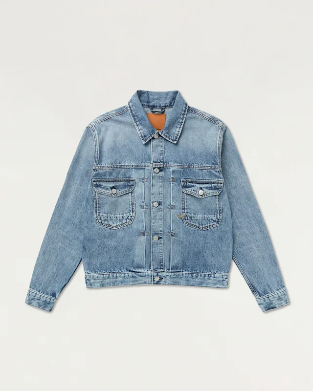 Denham CHESTER JACKET Vintage Light Worn - Boxy Fit