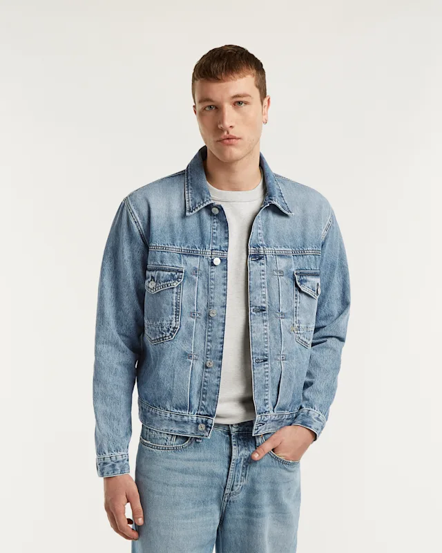 denham CHESTER JACKET Vintage Light Worn - Boxy Fit