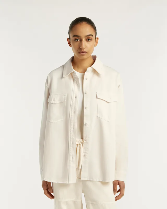 denham CHIYO OVERSHIRT Cotton Twill - Regular Fit