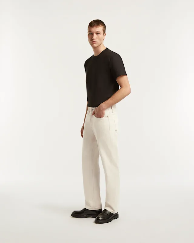 Denham DAGGER Rigid Ecru Rinse - Relaxed Fit