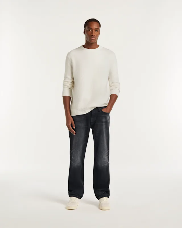 denham DAGGER Vintage Black Rigid - Relaxed Fit