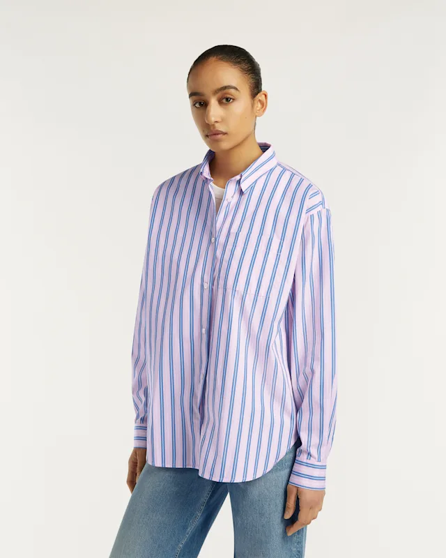 Denham DAHLILA SHIRT Poplin Stripe - Classic Fit