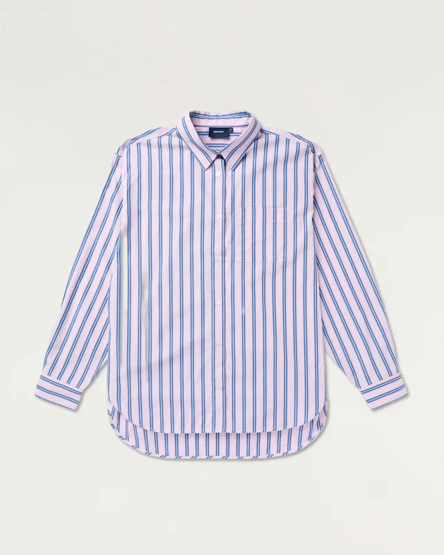 Denham DAHLILA SHIRT Poplin Stripe - Classic Fit