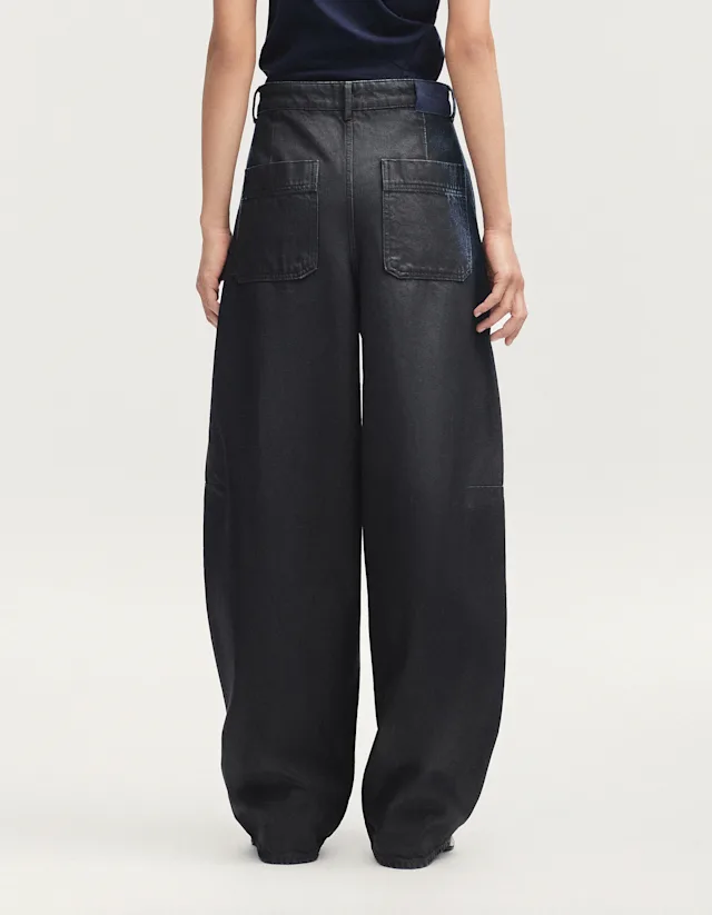 Denham DAIKI Rubber Black Spray - Loose Fit