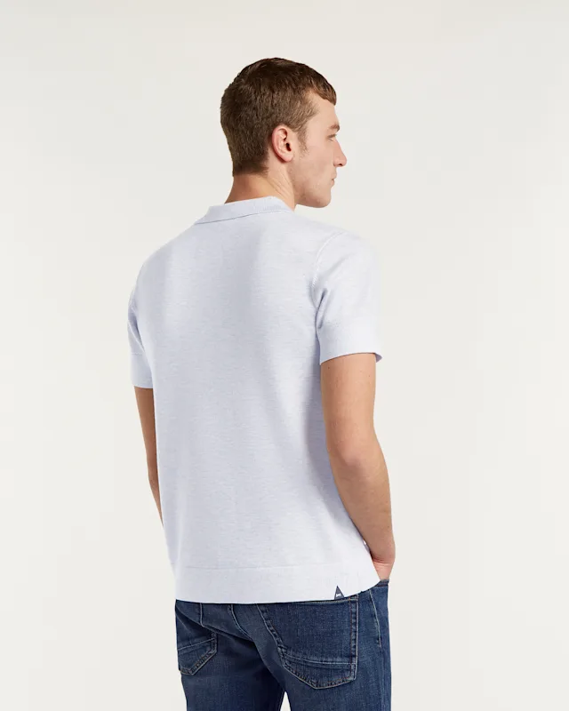 Denham EATON POLO Knitted Soft Blend - Regular Fit