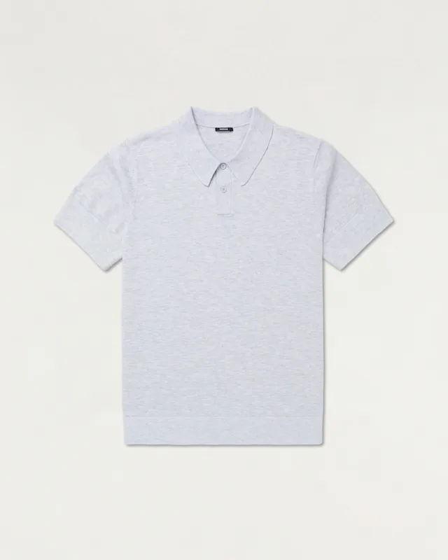 Denham EATON POLO Knitted Soft Blend - Regular Fit