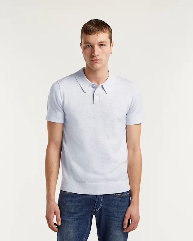 denham EATON POLO Knitted Soft Blend - Regular Fit