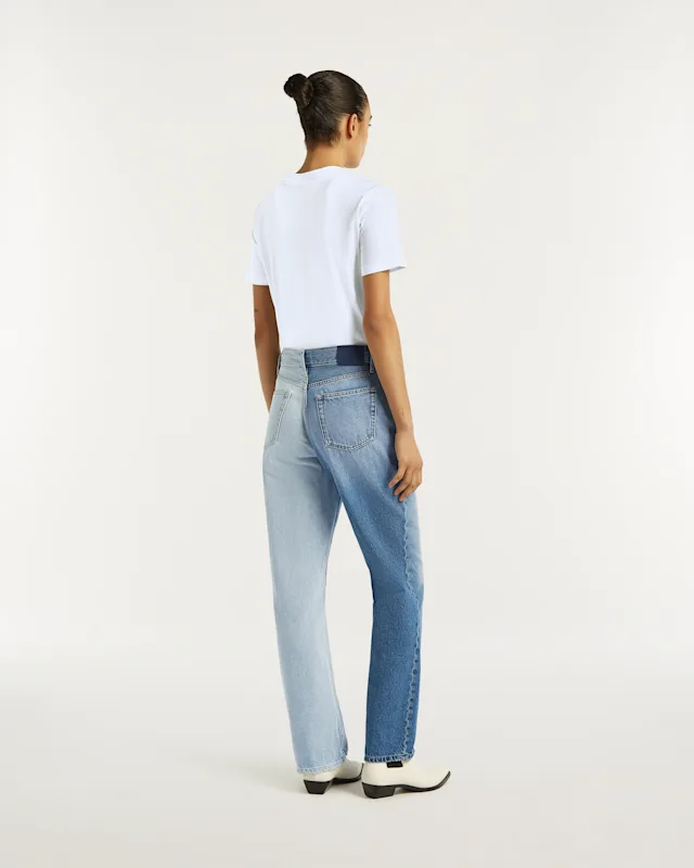 Denham IMA SLICE Blue Colour Block - Loose Fit