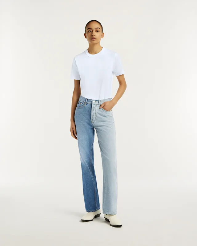 denham IMA SLICE Blue Colour Block - Loose Fit