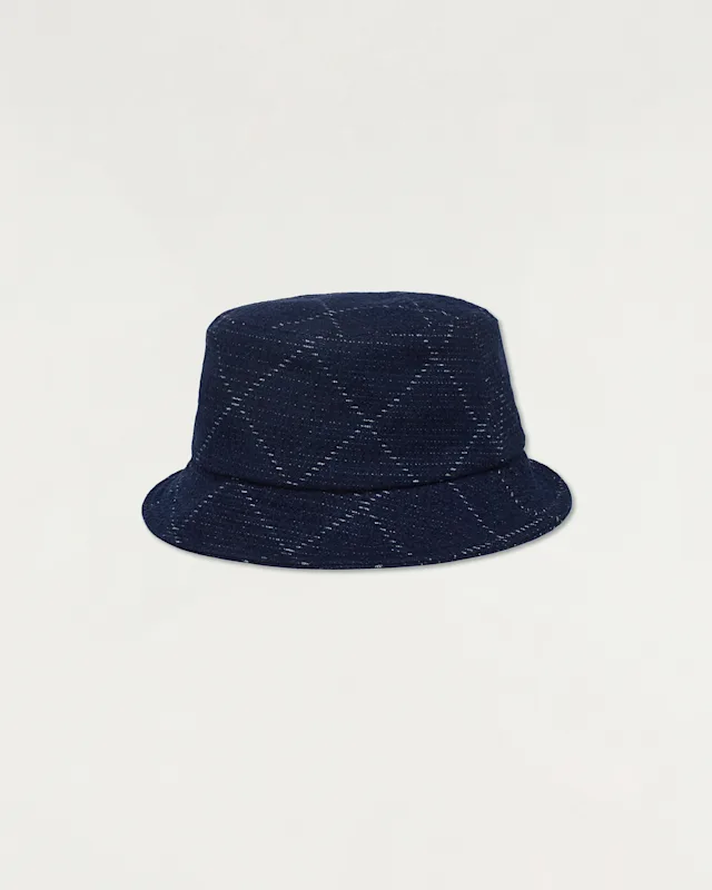 denham JACQUARD BUCKET HAT - Regular Fit