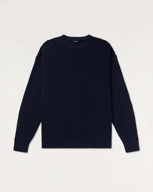 Denham JULES CREWNECK Knitted Cotton - Classic Fit