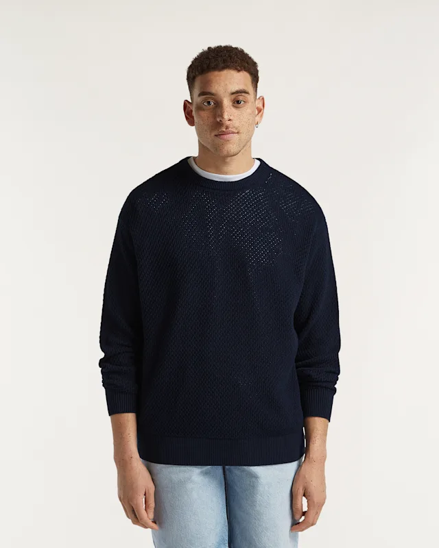 denham JULES CREWNECK Knitted Cotton - Classic Fit