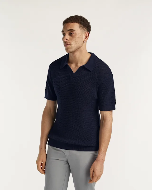 Denham JULES POLO Knitted Cotton - Classic Fit