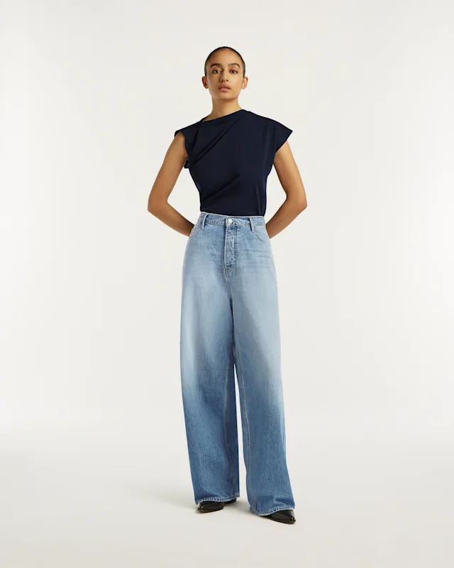 denham KIKO Candiani Classic Light Wash - Wide Fit