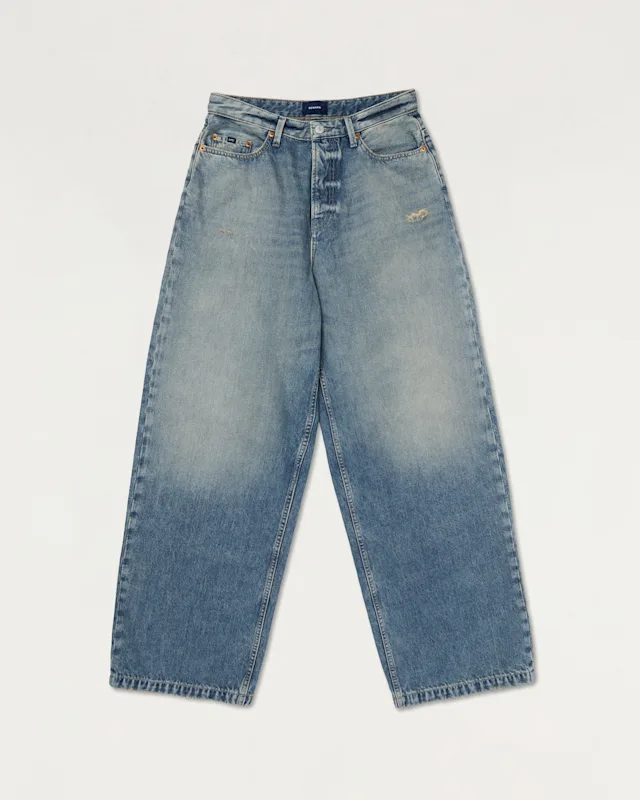 Denham KIKO Rigid Vintage Blue - Wide Fit