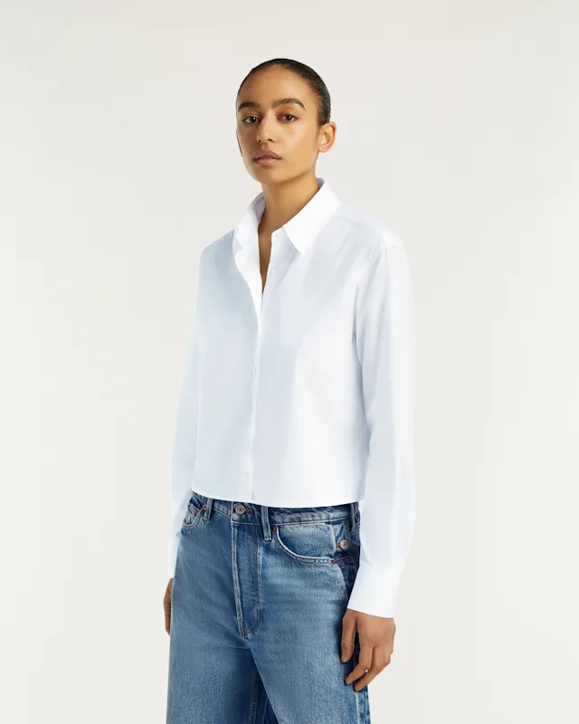 Denham KIRI SHIRT Cropped Poplin - Cropped Fit