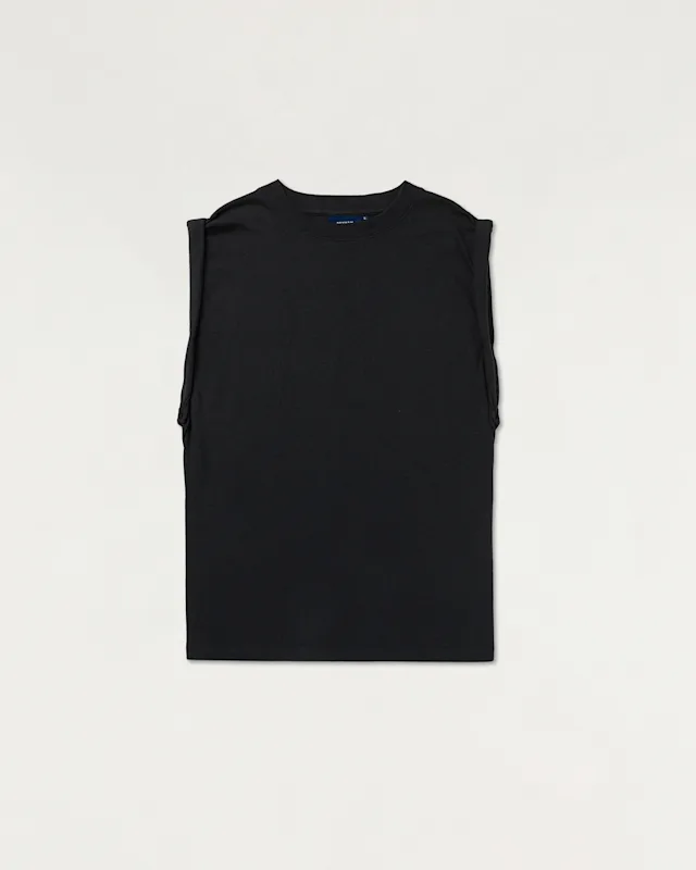 Denham KURA MUSCLE TANK Cotton Linen - Regular Fit