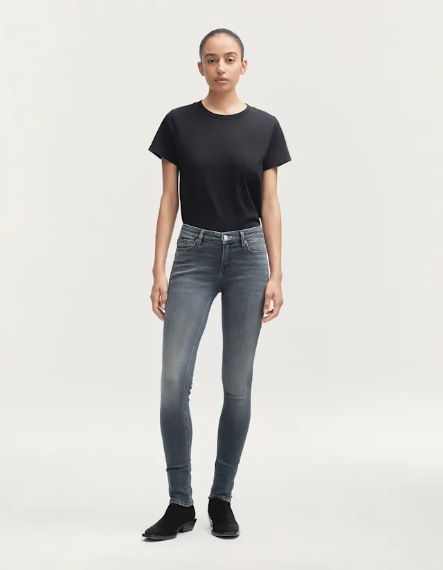 denham KYO Galaxy Blue Grey - Skinny Fit