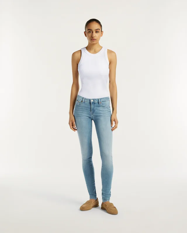 denham KYO Light Fresh Blue - Skinny Fit