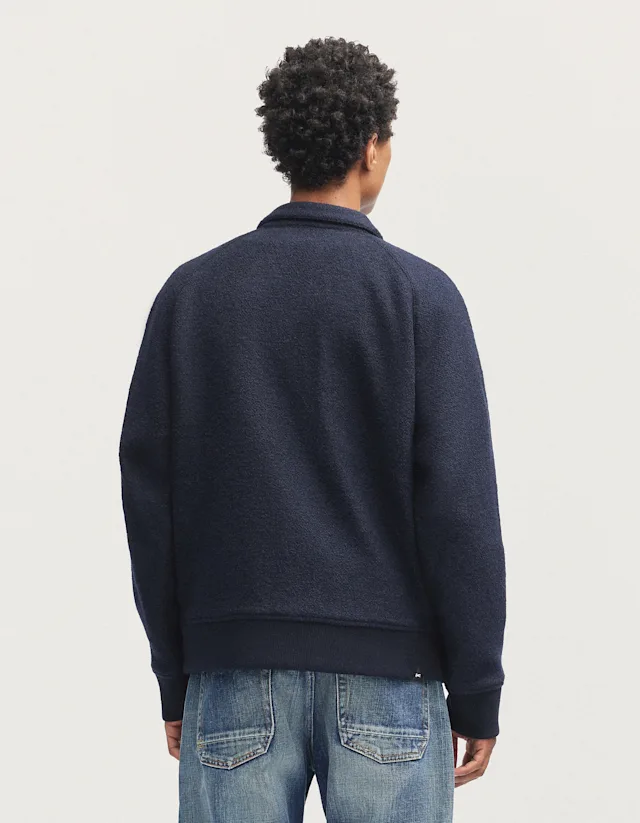 Denham LENNON BOMBER JACKET Wool Bouclé - Boxy Fit