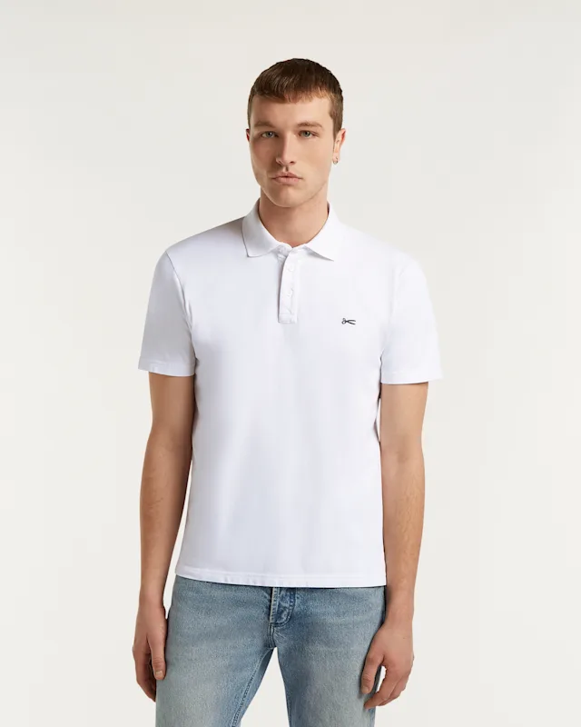 denham LUPO POLO Stretch Cotton Piqué - Slim Fit
