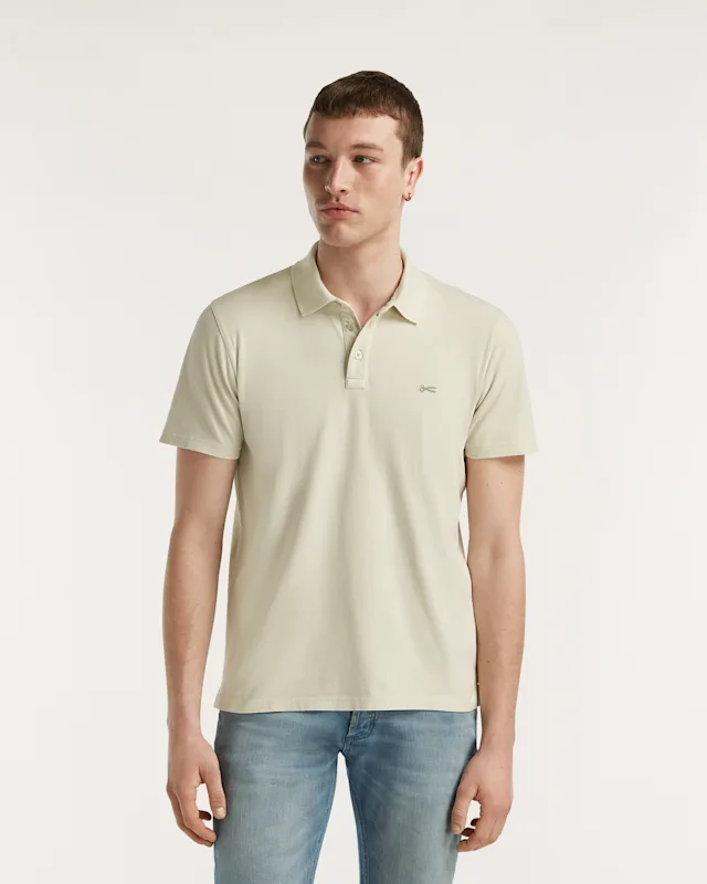 denham LUPO POLO Stretch Cotton Piqué - Slim Fit
