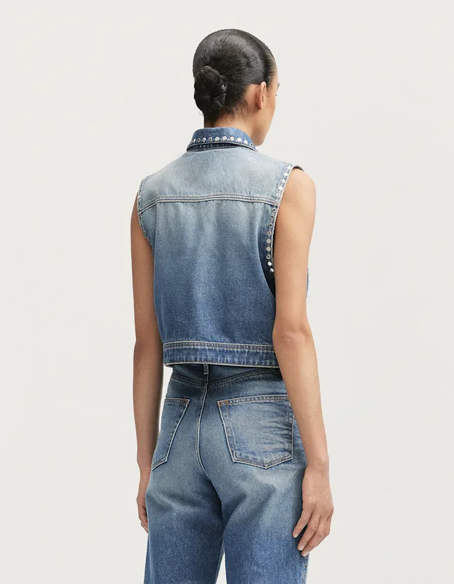 Denham MASAO VEST Saphire Rigid Worn