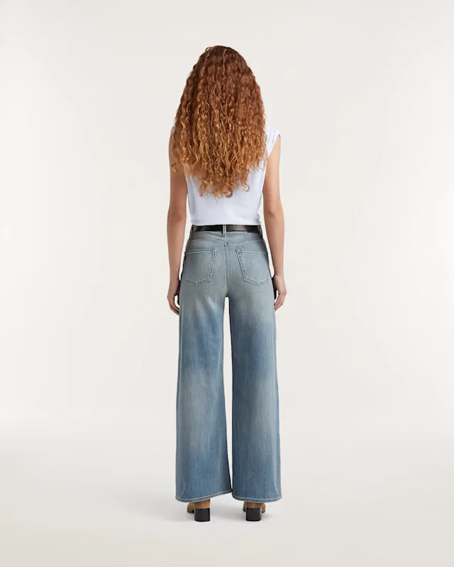 Denham MIKU Authentic Medium Wash - Wide Fit