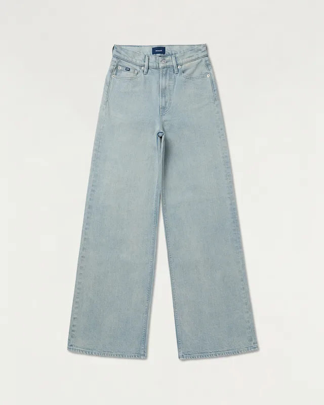 Denham MIKU Comfort Stretch Light Blue - Wide Fit